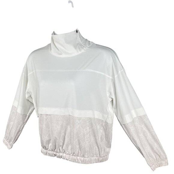 Athleta Womens S Run With It Snake Print Pullover Jacket Windbreaker Athleisure - Picture 7 of 16